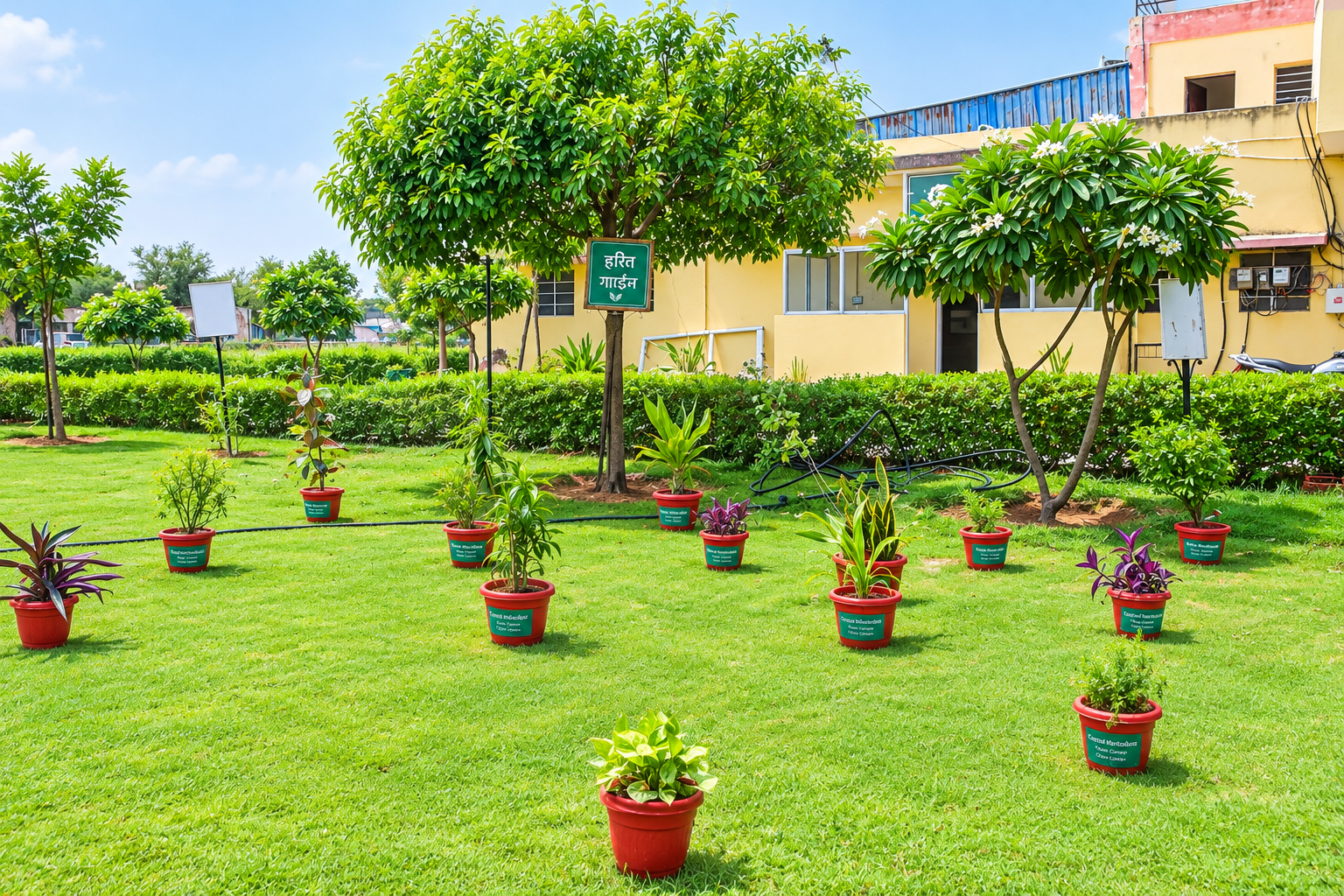 Lush Campus Botanical Garden